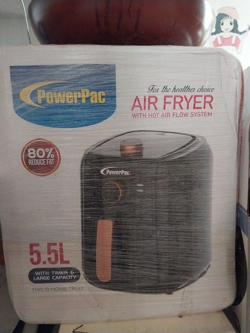 Power Pac Air Fryer, TV & Home Appliances, Kitchen Appliances, Fryers on Carousell