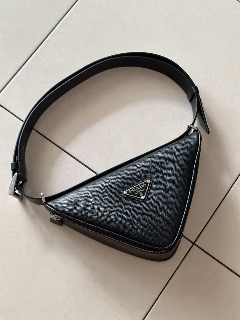 Prada saffiano belt bag, Luxury, Bags & Wallets on Carousell