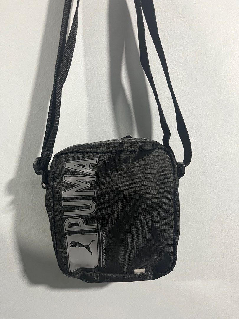 Puma Sling Bag Black, Men's Fashion, Bags, Sling Bags on Carousell