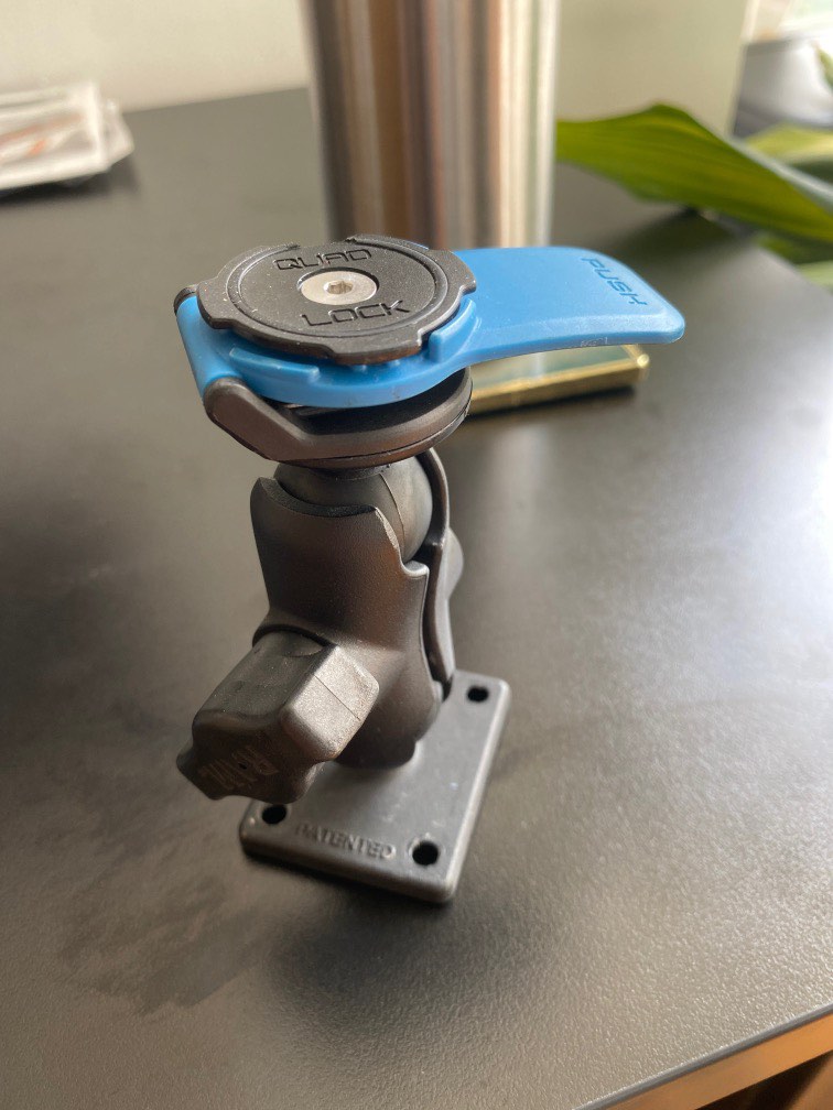 Quad Lock Ram ball mount, Motorcycles, Motorcycle Accessories on Carousell