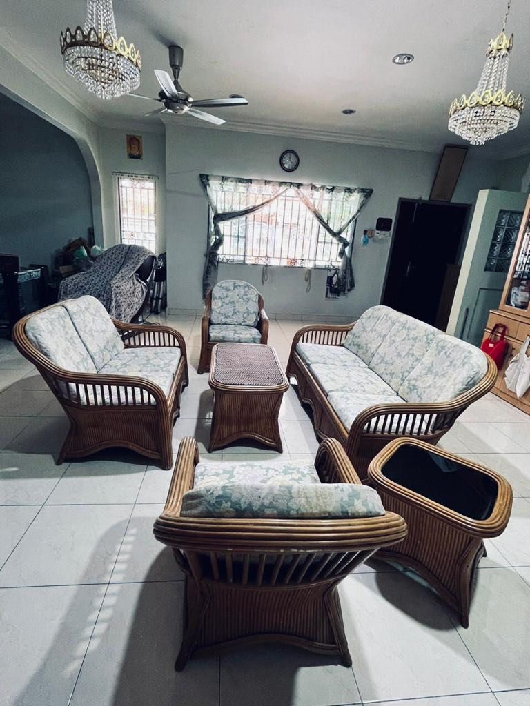 Rattan Sofa (good quality rattan), Furniture & Home Living, Furniture