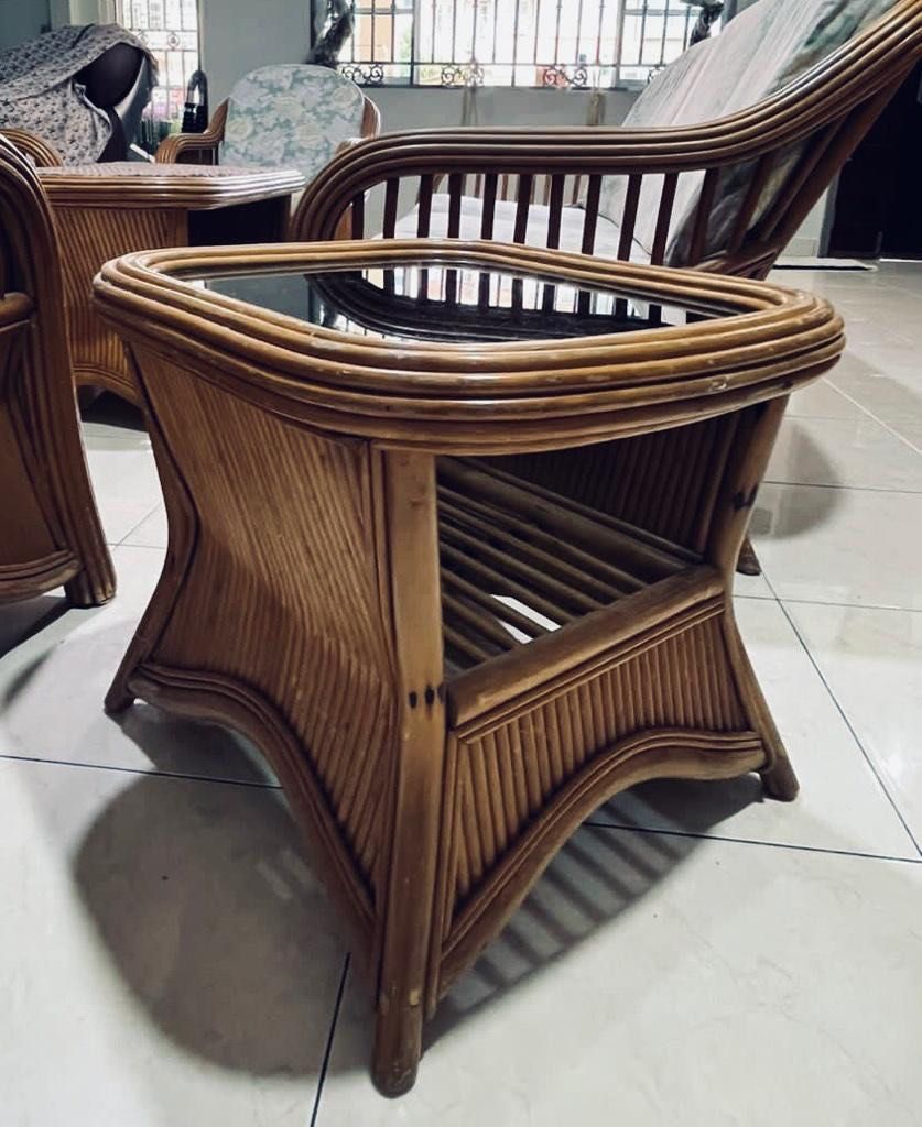 Rattan Sofa (good quality rattan), Furniture & Home Living, Furniture