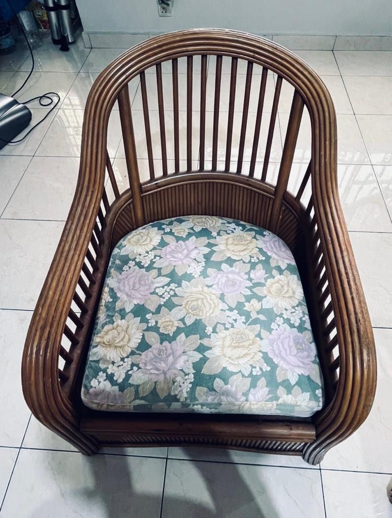 Rattan Sofa (good quality rattan), Furniture & Home Living, Furniture