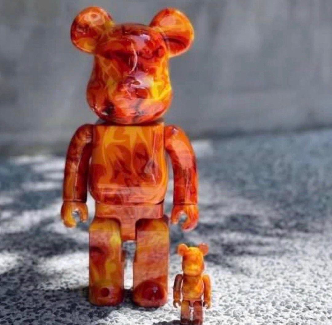 [Ready Stock]Bearbrick SSUR Fire 100% + 400%