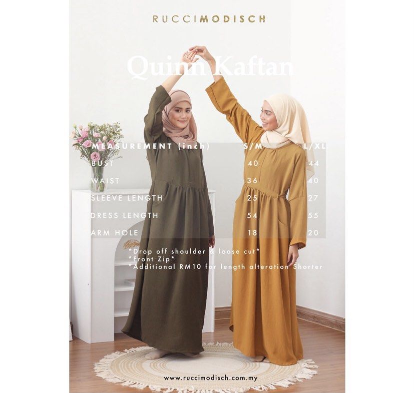 Rucci Modisch Quinn Kaftan Women s Fashion Dresses Sets