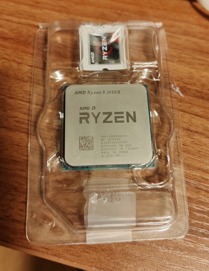 二手Ryzen 9 3950X 3.5Ghz 16C32T AM4 cpu, 電腦＆科技, 桌上電腦