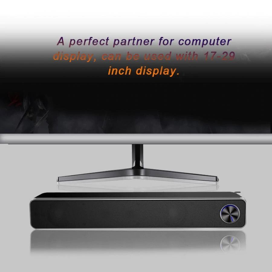 SADA V-195 Home Soundbar Computer Dual Speaker 3D Stereo Surround ...