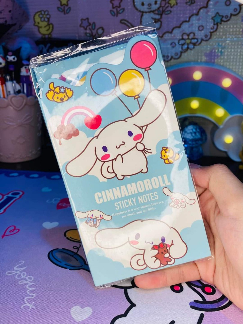 Sanrio Cinnamoroll Sticky Note Set, Hobbies & Toys, Stationary & Craft ...