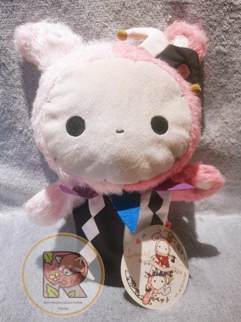 Sanrio-X Sentimental Circus Plush Joker Version Hand Puppet (Category: Plushies & Soft Toys) located in Davao. Submitted by redpandacollections (Listing ID 1225766776, Image 1). Description: Sentimental Circus Plush Joker Version Hand Puppet Authentic from japan in good condition and quality Brand New Rare item limited edition Sanrio-X with Tush Tag and Product Tag Size 12 inches.