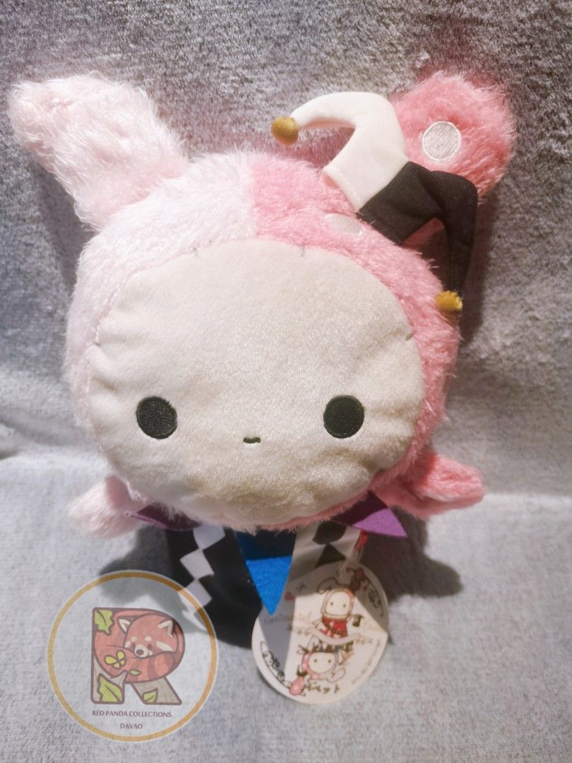 Sanrio-X Sentimental Circus Plush Joker Version Hand Puppet (Category: Plushies & Soft Toys) located in Davao. Submitted by redpandacollections (Listing ID 1225766776, Image 3). Description: Sentimental Circus Plush Joker Version Hand Puppet Authentic from japan in good condition and quality Brand New Rare item limited edition Sanrio-X with Tush Tag and Product Tag Size 12 inches.