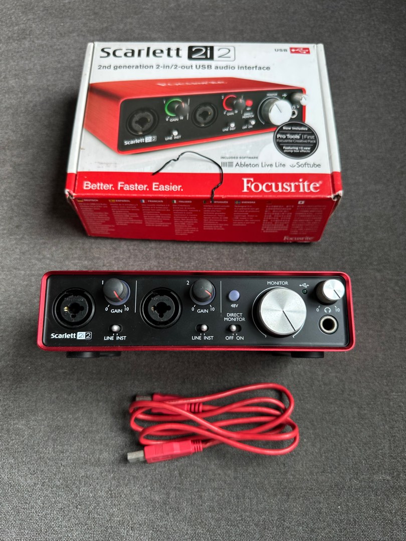SCARLETT 2i2 (2nd Gen) Audio Interface on Carousell