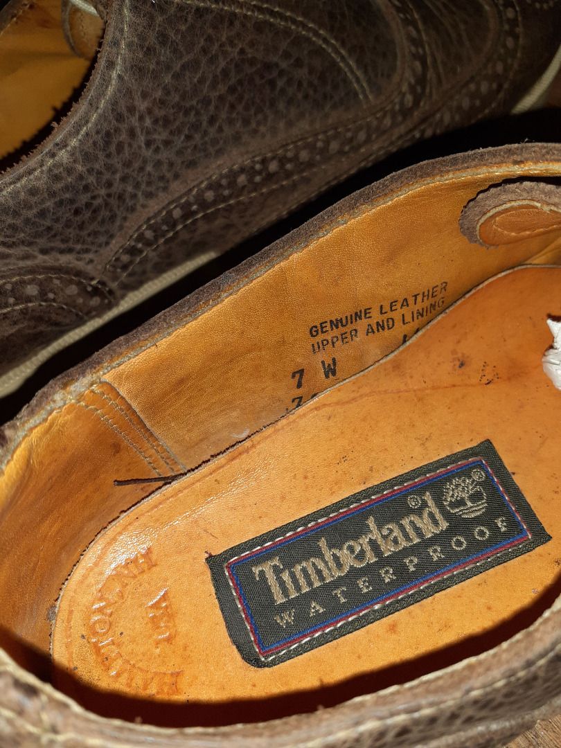 Sepatu Timberland leather original vintage rare langka mint condition