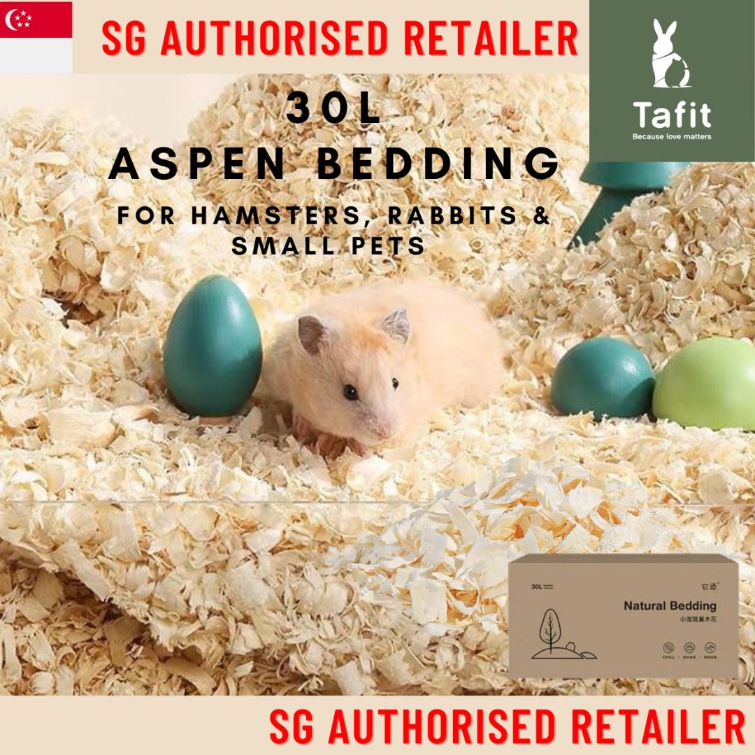 SG INSTOCK Aspen Bedding For Hamsters Cage Rabbits Small Pets
