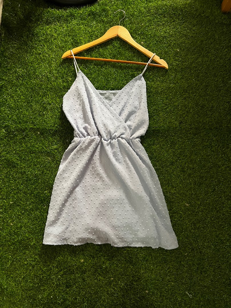 Shein powder blue dress on Carousell