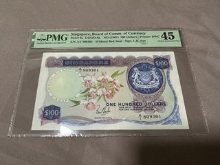Singapore Orchid Series $100