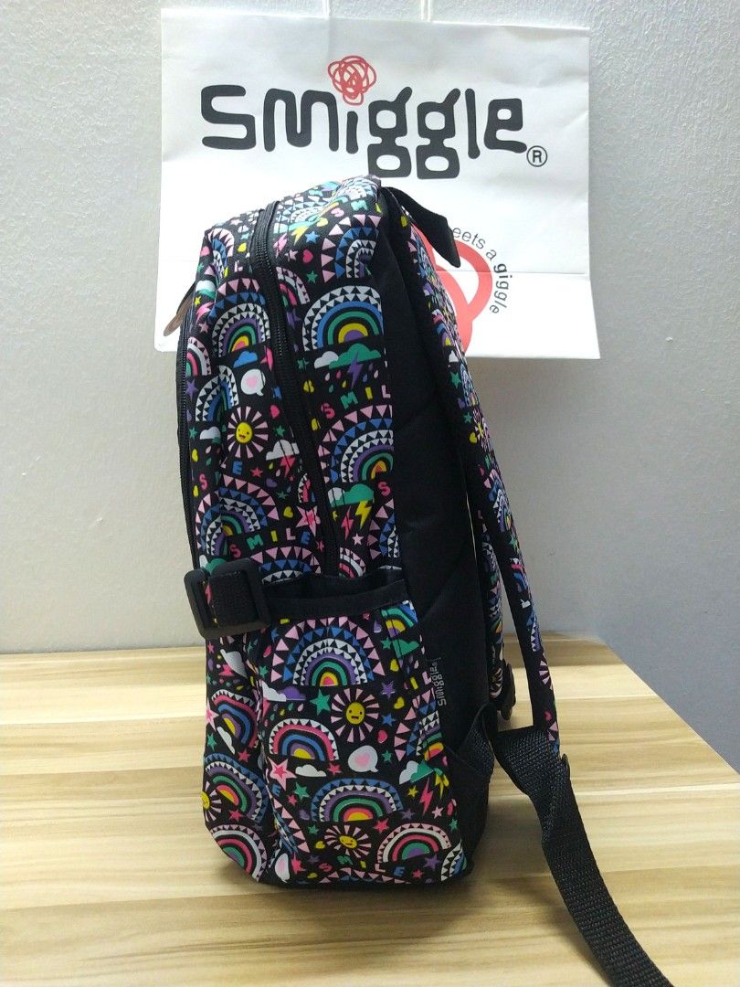 Smiggle Clearance Rainbow backpack kids school bag kids Beg