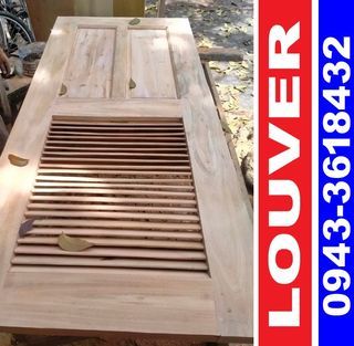 Solid Tanguile Louver Door