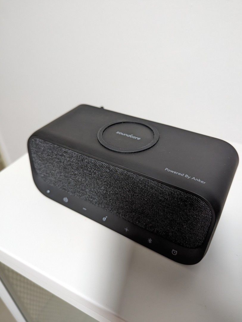 Soundcore by Anker Wakey Bluetooth Speaker With Wireless Charger Alarm