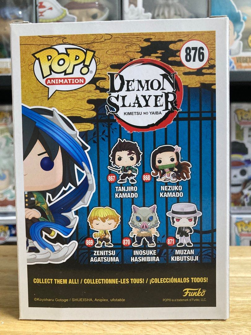 Special Edition Demon Slayer Kimetsu No Yaiba Water Hashira Giyu Tomioka Funko Pop, Hobbies