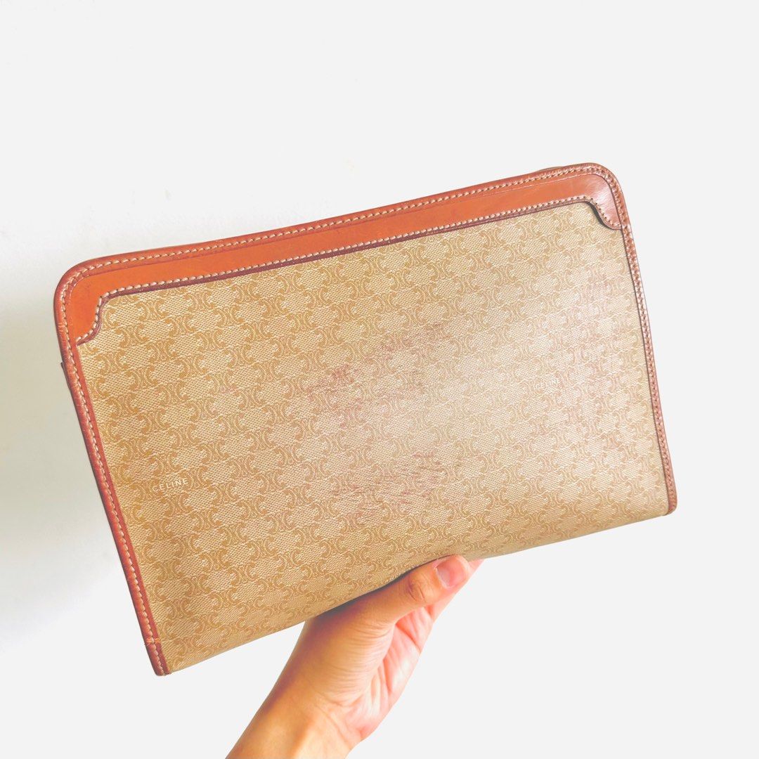 Celine logo clearance pouch
