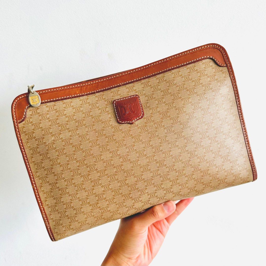 Celine logo clearance pouch