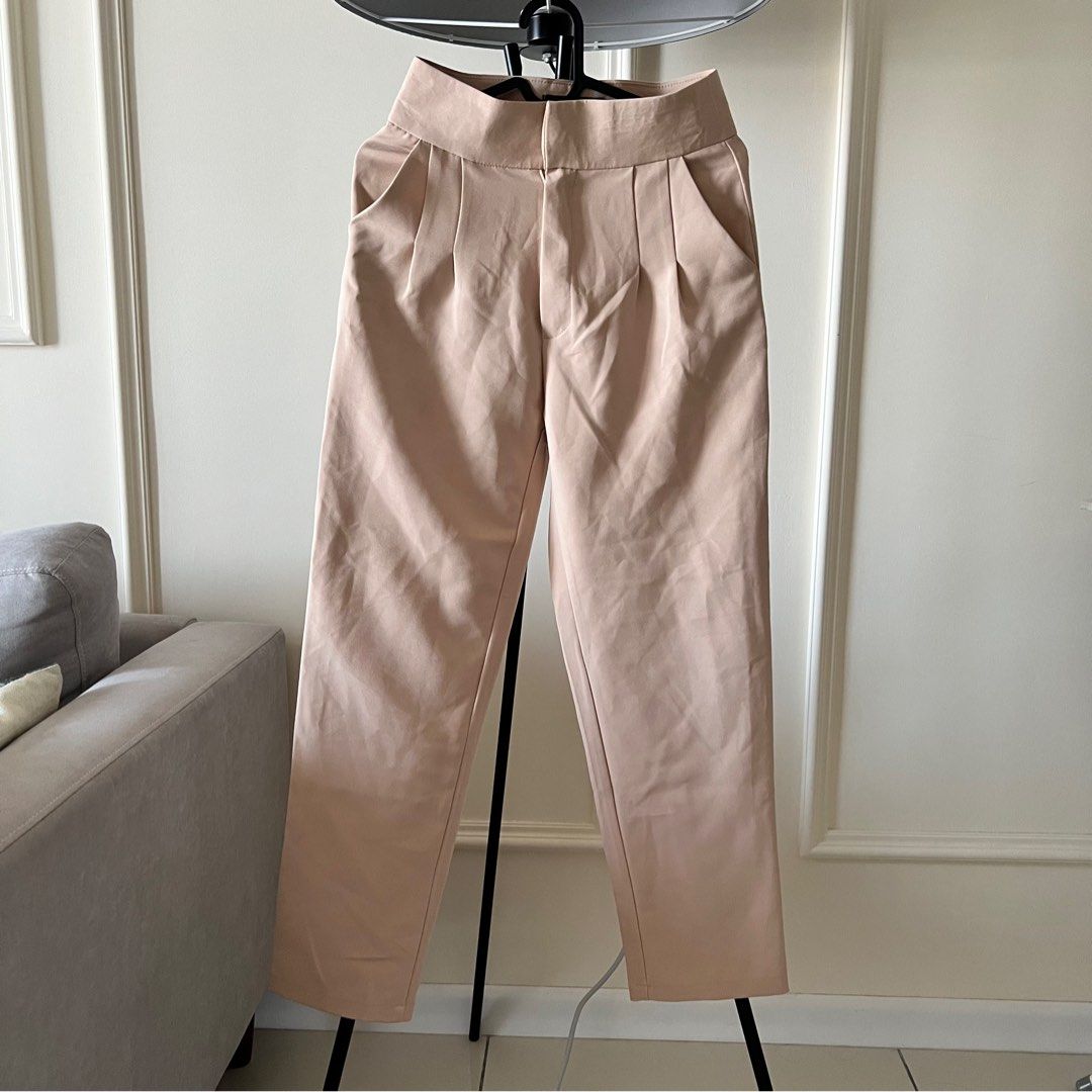 Straight cut high waist pants, Women's Fashion, Bottoms, Other