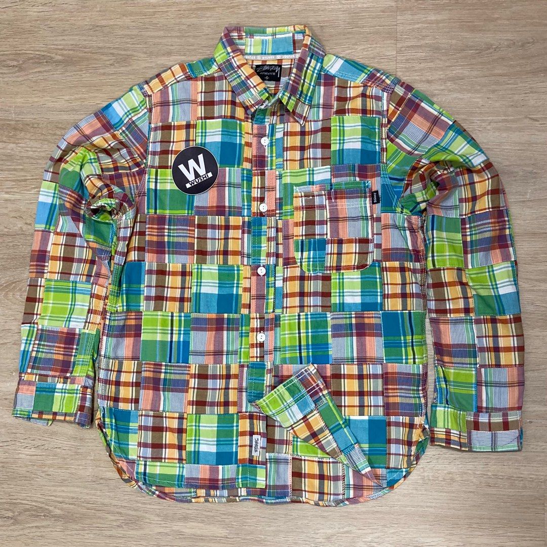 stussy patchwork flannel