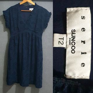 SUNCOO PARIS EYELET DRESS