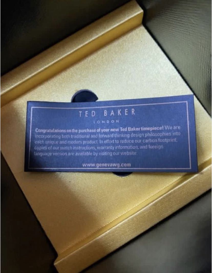 Ted baker discount watch instructions