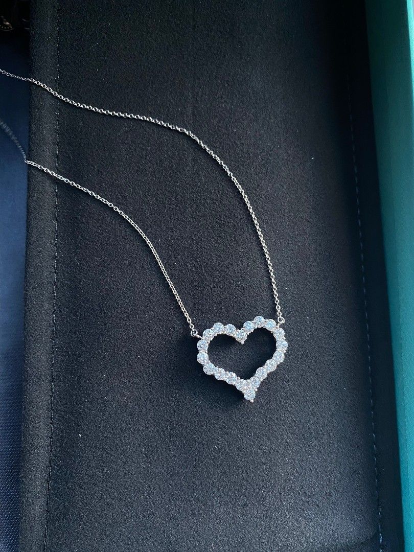 Tiffany and co platinum necklace hotsell