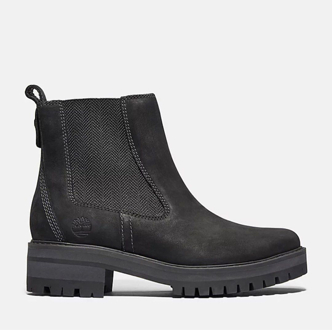 courmayeur chelsea boot for women in black