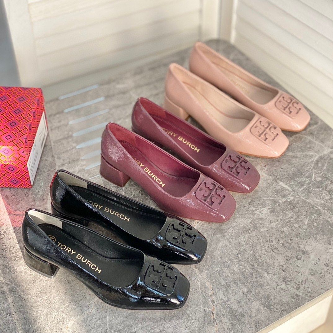 TORY BURCH TB TORY BURCH TB GEORGIA patent leather ballet flat