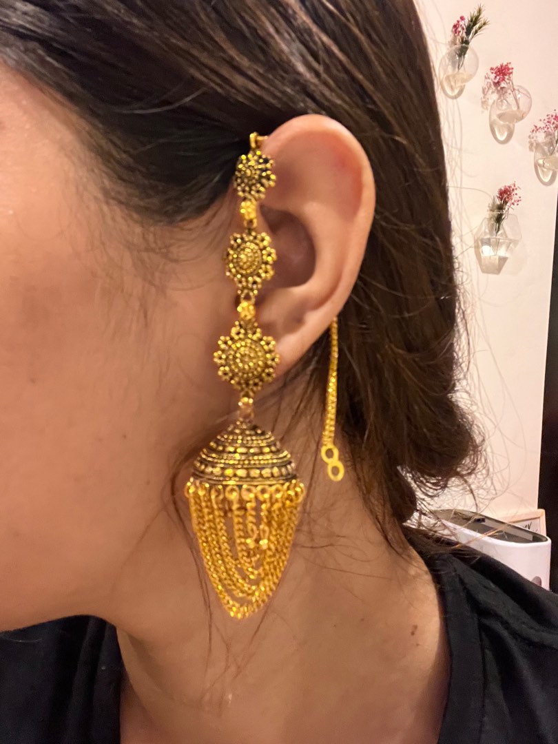Jhumkas for cheap non pierced ears