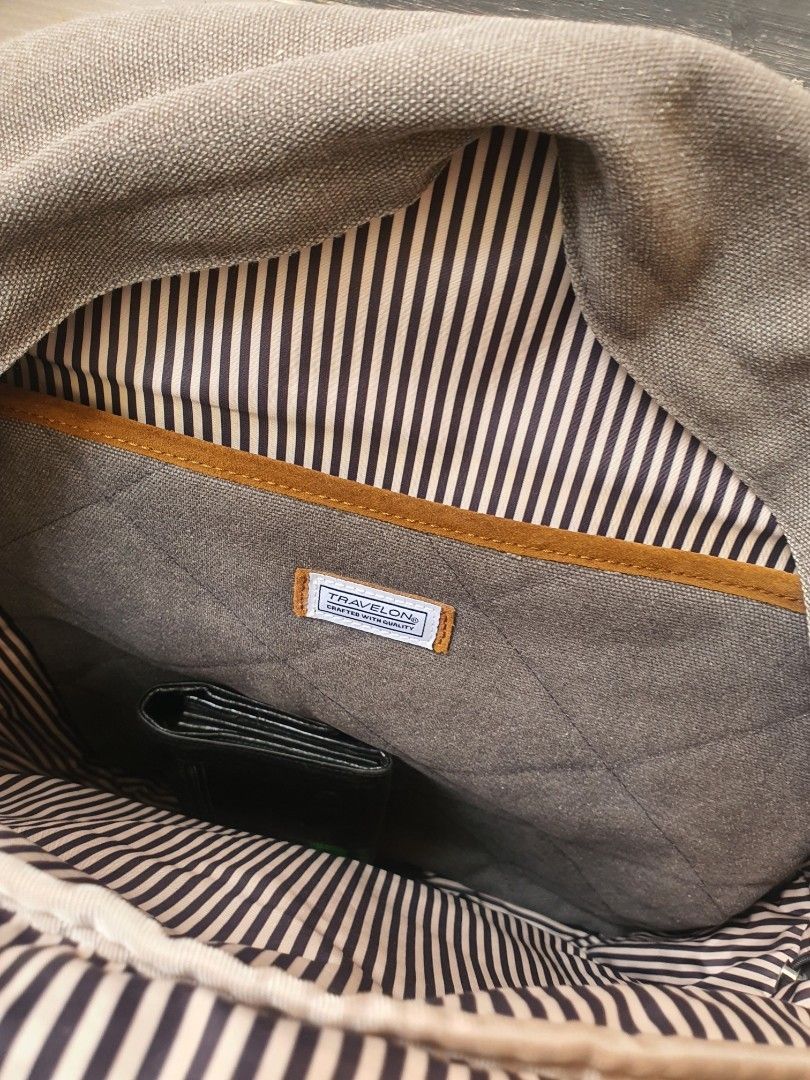 Travelon Antitheft Heritage Backpack, Men's Fashion, Bags, Backpacks