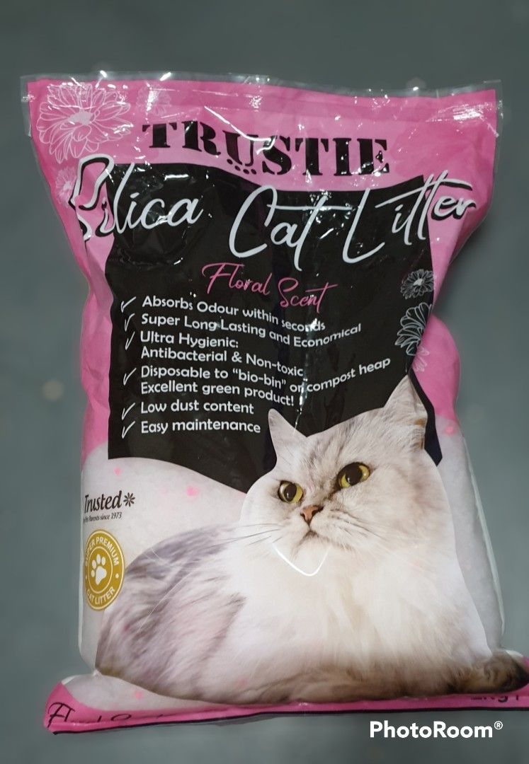 Trustie Silica Cat Litter, Pet Supplies, Homes & Other Pet Accessories