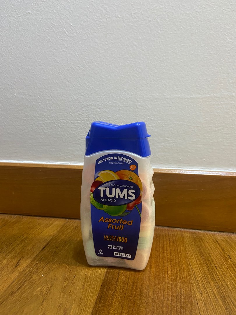 Tums Antaacid/ Calcium Carbonate, Health & Nutrition, Health