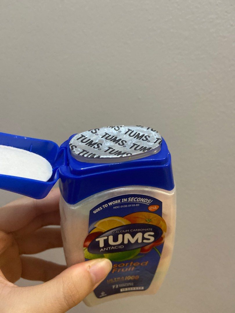 Tums Antaacid/ Calcium Carbonate, Health & Nutrition, Health