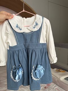 Tykes and totes blue dress