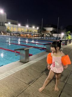 Unicorn swimsuit for 3-4t