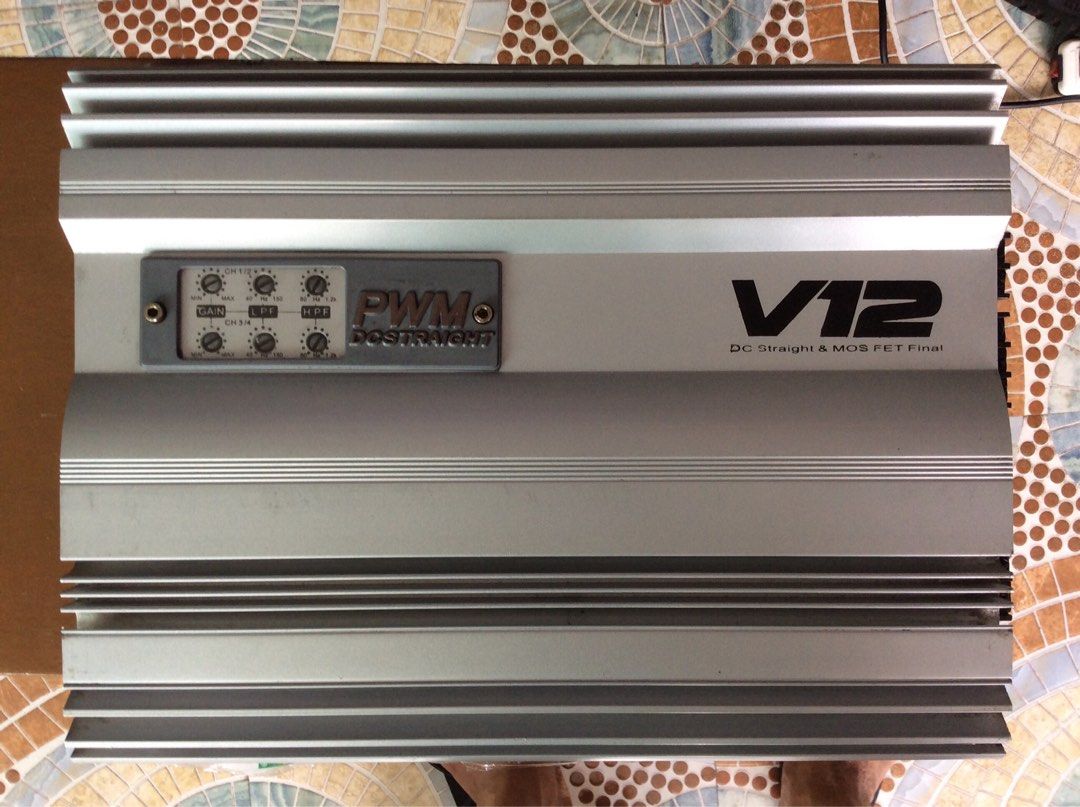 V12 4/3/2 channel Power amplifier AOKV705 (Original), Audio, Soundbars, Speakers & Amplifiers