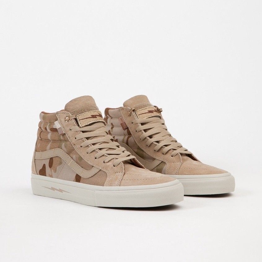 Sk8 Hi Vans Old Skool Desert Camo Shop Vans Authentic Pro Shoes (desert Camo)  Online Skatedeluxe