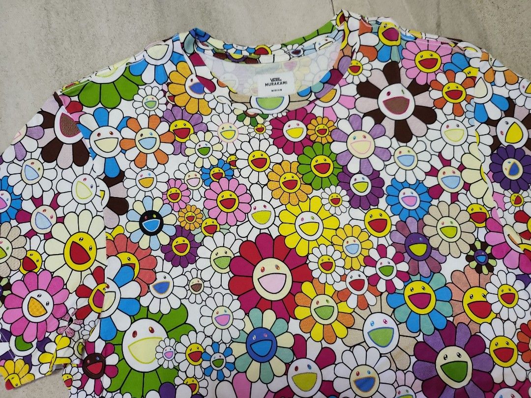 Vans Takashi Murakami Flower Tee 村上隆花花, 男裝, 上身及套裝, T