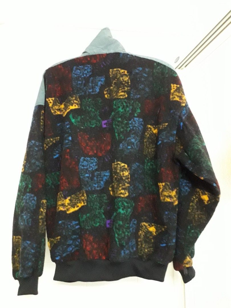 Vintage Bomber Fleece Jacket, Men's Fashion, Coats, Jackets and ...