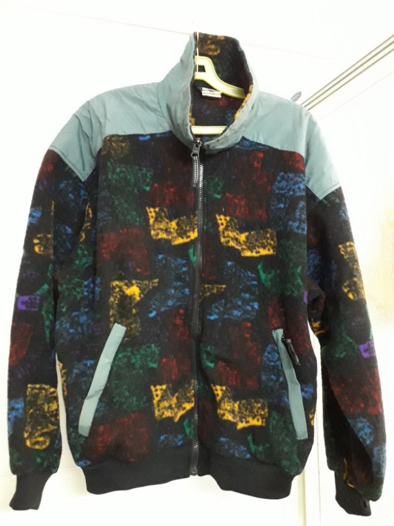 Vintage Bomber Fleece Jacket, Men's Fashion, Coats, Jackets and ...