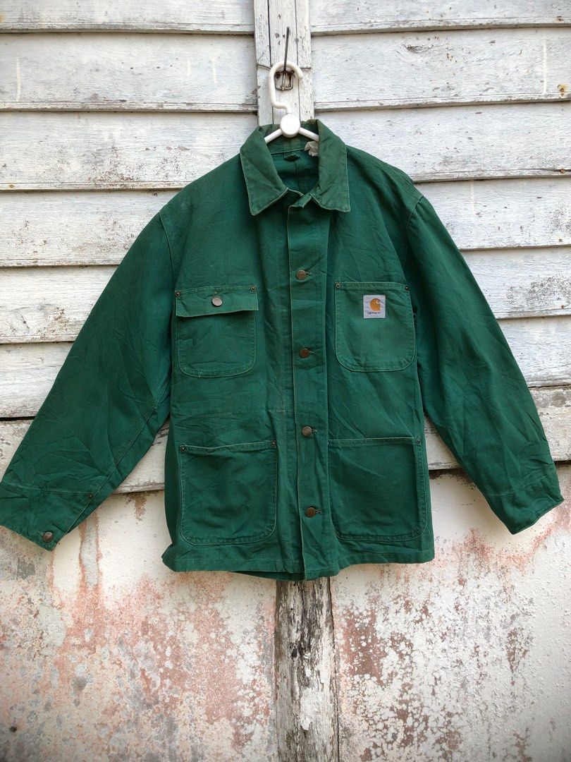 Carhartt chore jacket green new arrivals