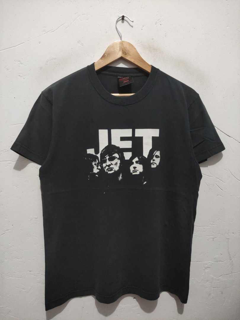 Vintage Jet Band Tee, Men's Fashion, Tops & Sets, Tshirts & Polo Shirts ...