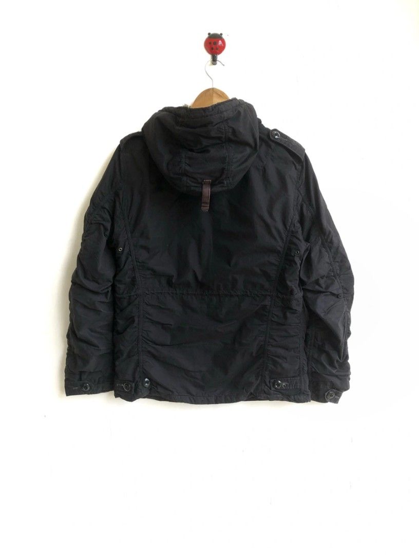 Vintage John Bull Heavy Jacket Winterwear Tops Full Zipper Fur