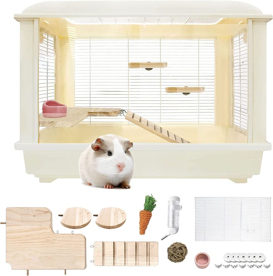 VINTEX Large Hamster Cages Small Animal Habitat for Large Siberian