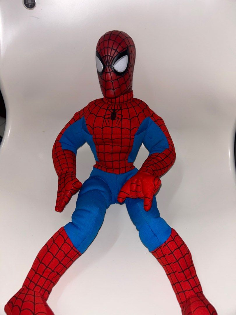 Talking spiderman clearance plush toy
