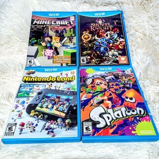 Wii U CIB R1 US Games: Minecraft, Shovel Knight, Nintendo Land